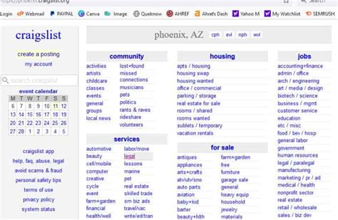 craigslist phoenix arizona|craigslist phoenix by owner.